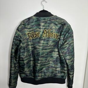 Rise Above Camouflage Bomber Jacket